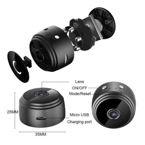 Mini Cámara Espía WiFi Inalámbrica 📸🔍