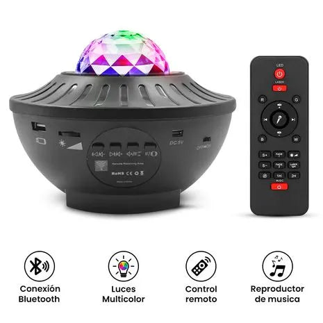 Proyector De Galaxia Led Ocean Wave Luz