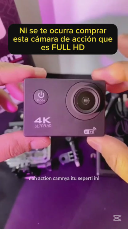 🌊 Camara Deportiva 4K Ultra HD Acuática